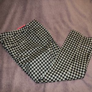 NWT English Laundry Women's Size 14 Pants Black White Geometric